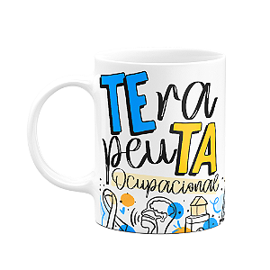 Caneca profissões - Terapeuta ocupacional - 325ml branca