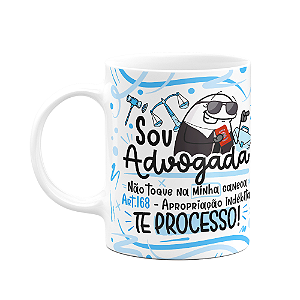 Caneca Flork Profissões - Sou Advogada - M3