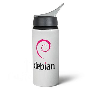 Garrafa Squeeze NK Geek Linux - Debian Linux - 600ml