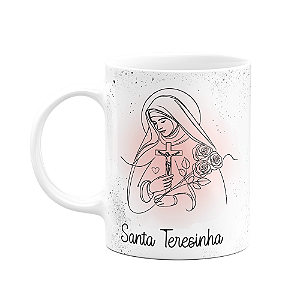 Caneca Religiosa Orações - Santo Teresinha - 325ml