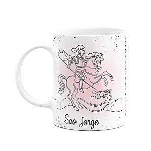 Caneca Religiosa Orações - São Jorge - 325ml