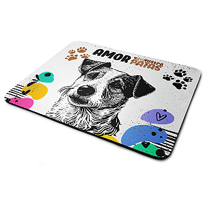 Mouse Pad Amor de quatro patas - Cachorro Jack Russell