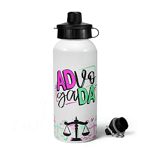 Garrafa Squeeze MQ Profissões - Advogada - 600ml