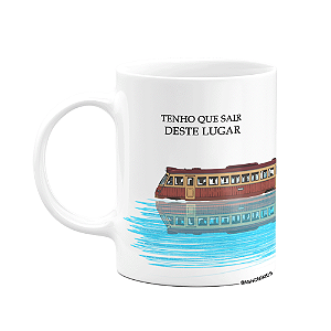 Caneca White - O trem - A viagem de de chihiro