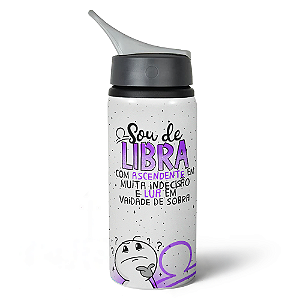 Garrafa Squeeze NK Funny Signos - Sou de Libra - 600ml
