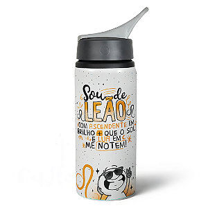 Garrafa Squeeze NK Funny Signos - Sou de Leão - 600ml