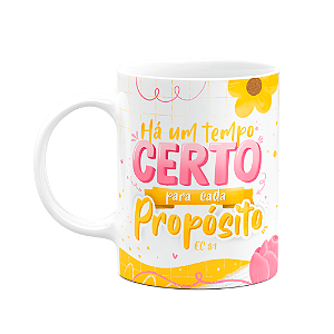 Caneca Salmos - Há um tempo certo para cada propósito - M2