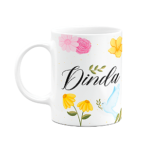 Caneca de Dindos - Dinda - M2 - 325ml Branca