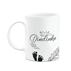 Caneca de Dindos - Dindinho - M2 - 325ml - Branca