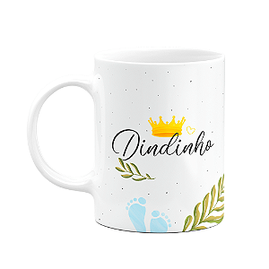 Caneca de Dindos - Dindinho - 325ml - Branca