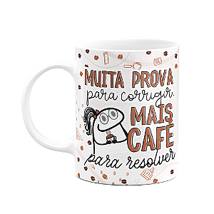 Caneca Florkita Professora - Muita prova pra corrigir