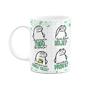 Caneca Florkito Professor - O dia a dia do professor