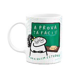 Caneca Florkita Professora - A prova tá fácil