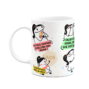 Caneca Flork Girls - Eu posso, você pode!