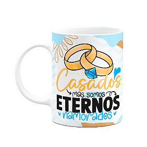 Caneca Namorados - Eu não vivo sem você - 325ml