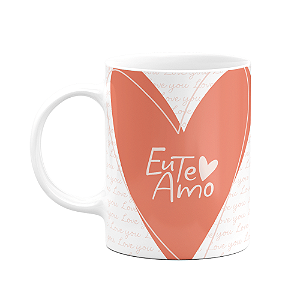 Caneca Namorados - Eu te amo - LV3 - 325ml