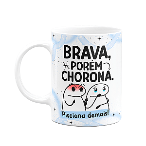 Caneca Flork Signos Peixes - Pisciana demais! 325ml