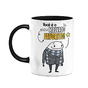 Caneca Flork - Você é o meu malvado favorito - D-black