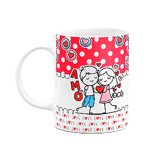 Caneca Namorados - Amo você! Eternos namorados