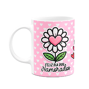 Caneca Namorados - Eu vc e os planos de Deus - Cisnes Love