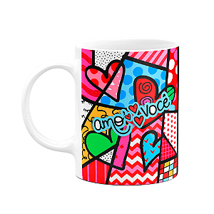 Caneca Namorados - Amo você Te quero para vida inteira - M2