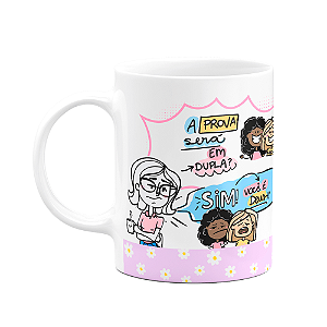 Caneca Professores - A prova vai ser em dupla - FunMug M4
