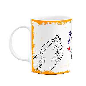 Caneca Religiosa Ore - Deem graças a Senhor