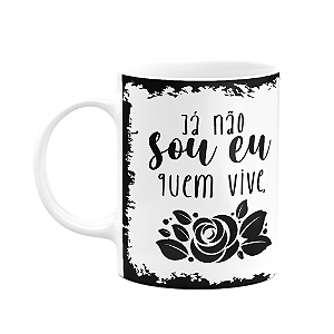 Caneca Religiosa Ore - Já não sou eu quem vive - M2