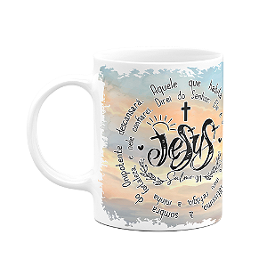Caneca Religiosa - Ore com Jesus - Salmo 91