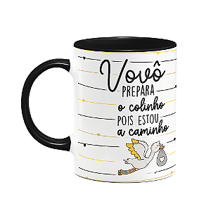 Caneca - Vovô prepara o colinho, q estou a caminho! B-black