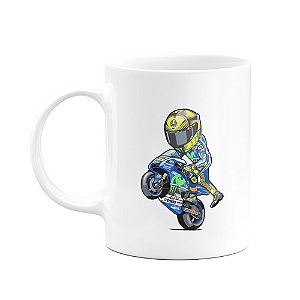 Caneca branca - The Doctor Valetino Rossi (SALDO)