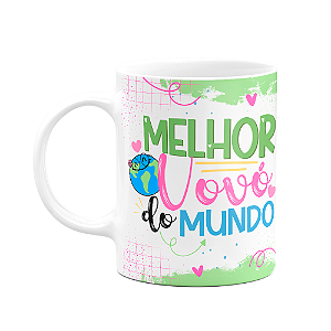 Caneca de Avós - Melhor vovó do mundo - 325ml