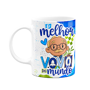 Caneca dos Avós Cartoon - O melhor vovô do mundo - M5