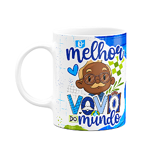 Caneca dos Avós Cartoon - O melhor vovô do mundo - M9