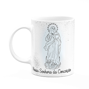 Caneca Religiosa Orações - Nossa senhora da conceição