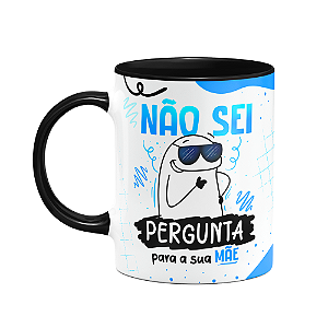 Caneca Flork Pais - Pergunta pra sua mãe - B-black