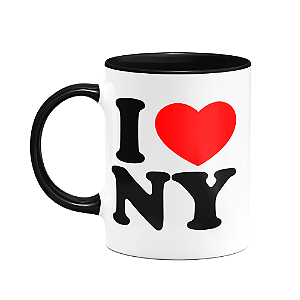 Caneca I Love NY - Nova York - 325ml - B-black (Saldo)