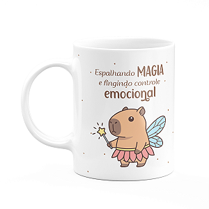 Caneca Divertida Capivaras  - Espalhando magia