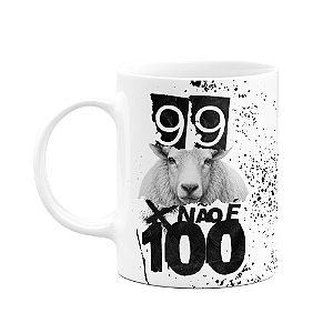 Caneca Religiosa - 99 não é 100 - 325ml - Branca