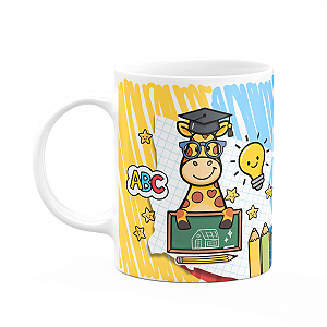 Caneca professor - ABC - Lute como um professor
