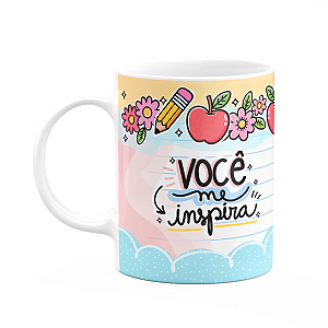 Caneca Professor - Você me inspira - Luzes que não apagam