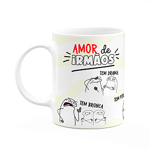 Caneca Flork Irmãos - Amor de irmãos - M3