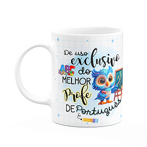 Caneca - Uso exclusivo do melhor professor de português
