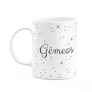 Caneca Signos Minimalista - Gêmeos - 325ml