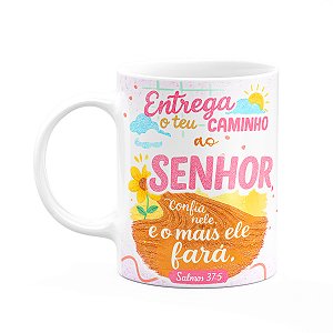 Caneca Religiosa Versículos Bíblicos - Salmos 37:5 - M2