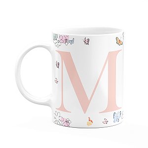 Caneca Especial Mulheres - Inicial do nome letra M