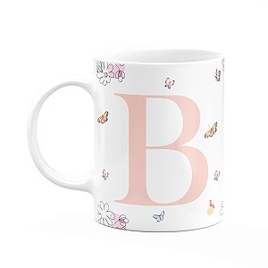 Caneca Especial Mulheres - Inicial do nome letra B