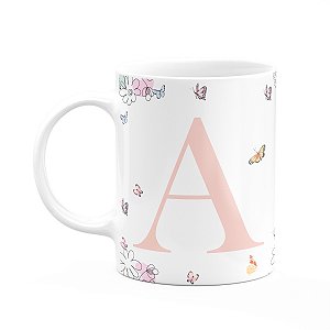 Caneca Especial Mulheres - Inicial do nome letra A