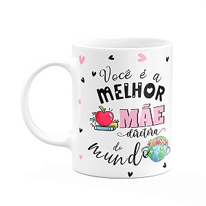 Caneca Mães e Profissões - Melhor mãe diretora do mundo