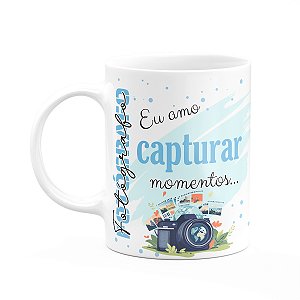 Caneca de Profissões - Sou fotógrafo - 325ml - branca